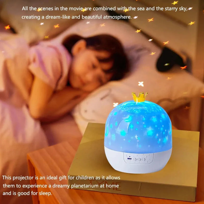 CosmoGlow – Dreamy & Creative – Galaxy Projector Night Light with 360° Rotation
