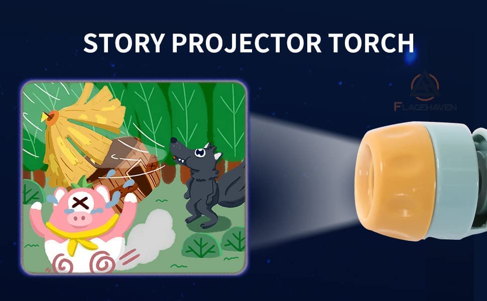 Story Torch™ - Bedtime Magic - Flashlight projector