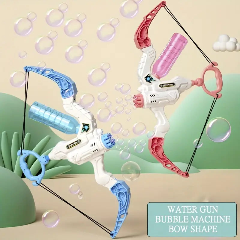 TrendyToys – Active & Creative - 2-in-1 Bow Bubble Blower Machine