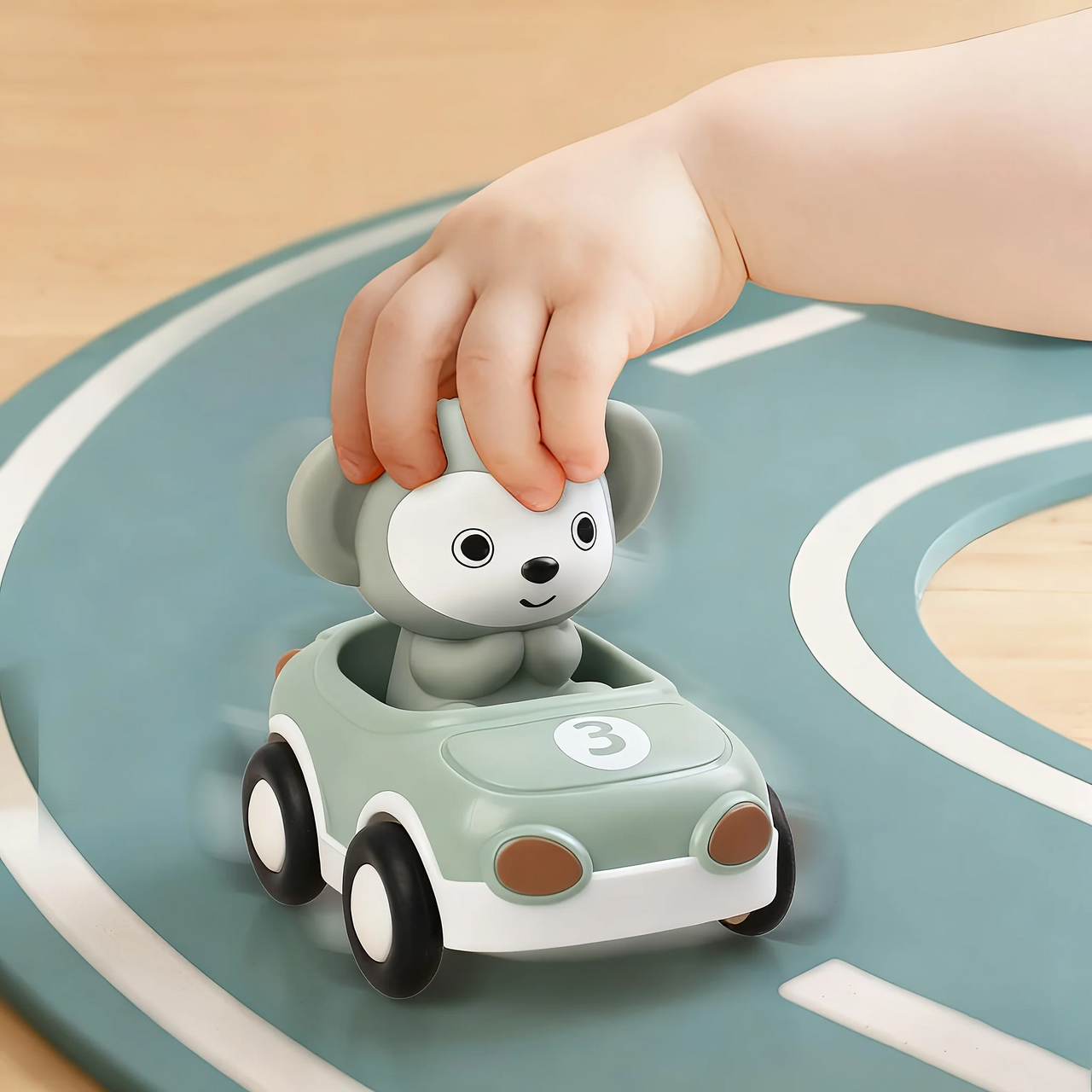 AnimalRide – Playful & Cute – Silicone Animal Cars (3-Pack)