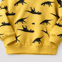 Thumbnail for DinoStyle – Warm & Breathable – Hoodie with Triceratops Print