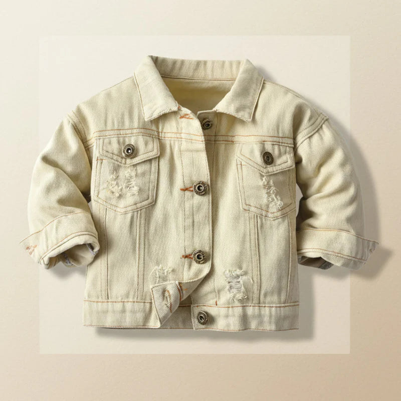 Candy Color Denim Jacket – Lightweight Denim Jacket for Kids