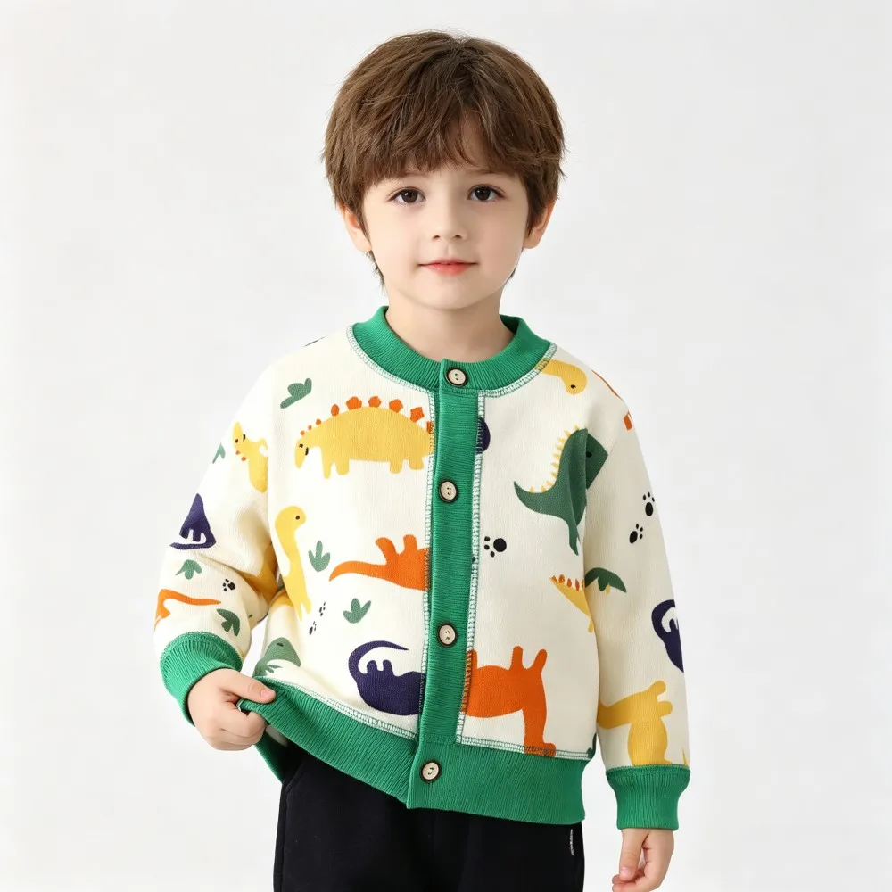 CozyCardi – Soft & Warm – Knitted Cardigan with Cute Prints