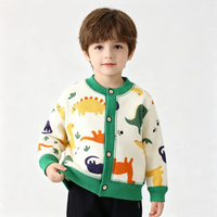 Thumbnail for CozyCardi – Soft & Warm – Knitted Cardigan with Cute Prints