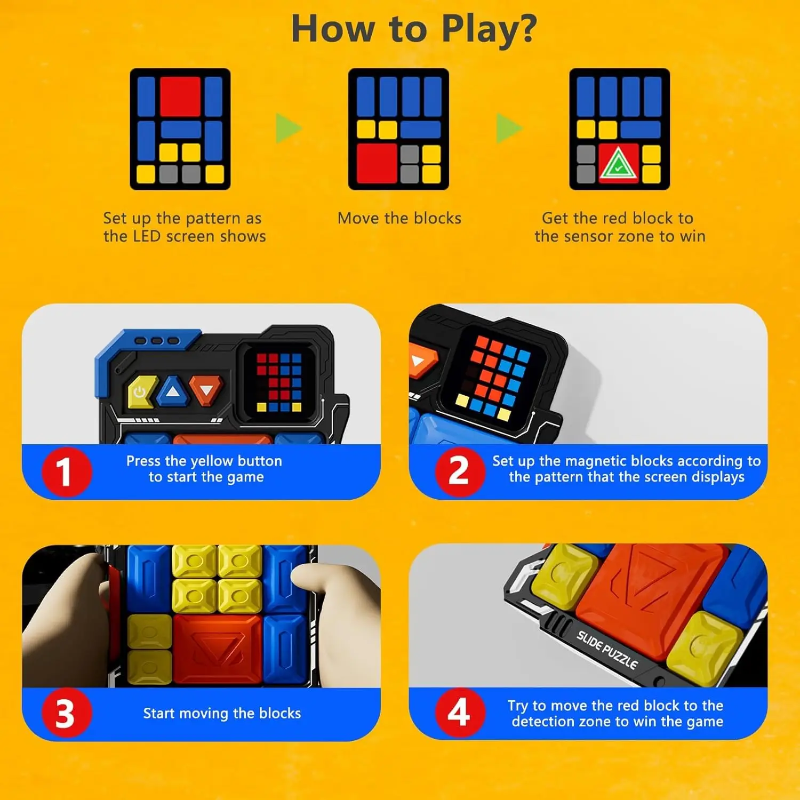 PuzzlePro – Develops Problem-Solving Skills – Sliding Puzzle