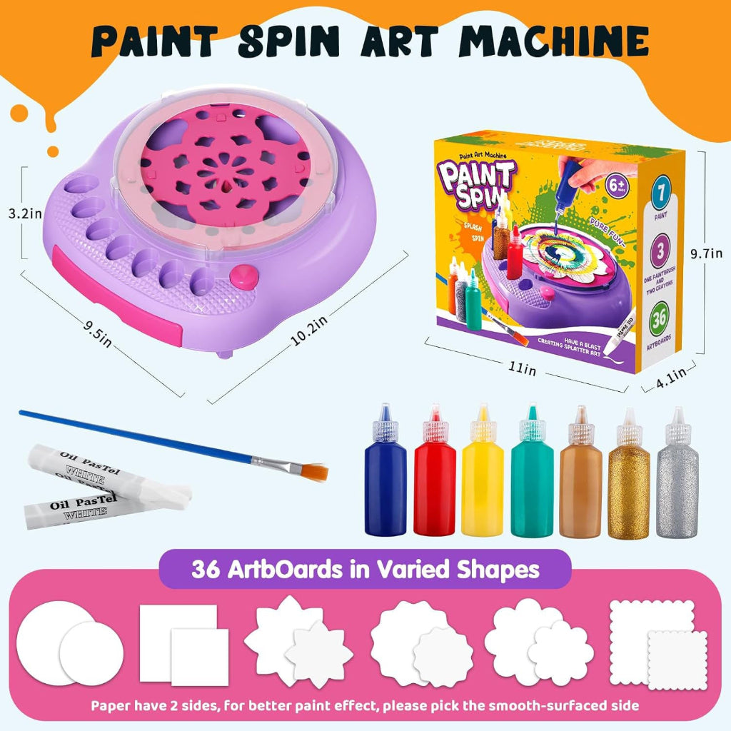 SpinArt – Creative & Educational – DIY Paint Spinning Top