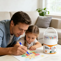 Thumbnail for TinyArt – Educational & Safe – Water-Soluble Washable Marker Set