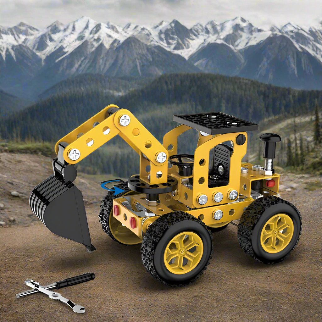 MetalBuild – Cool & Educational – Construction Vehicle Set