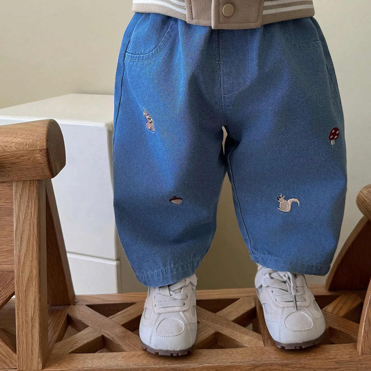 LittlePatch – Soft & Comfortable – Kids' Pants with Embroidered Details