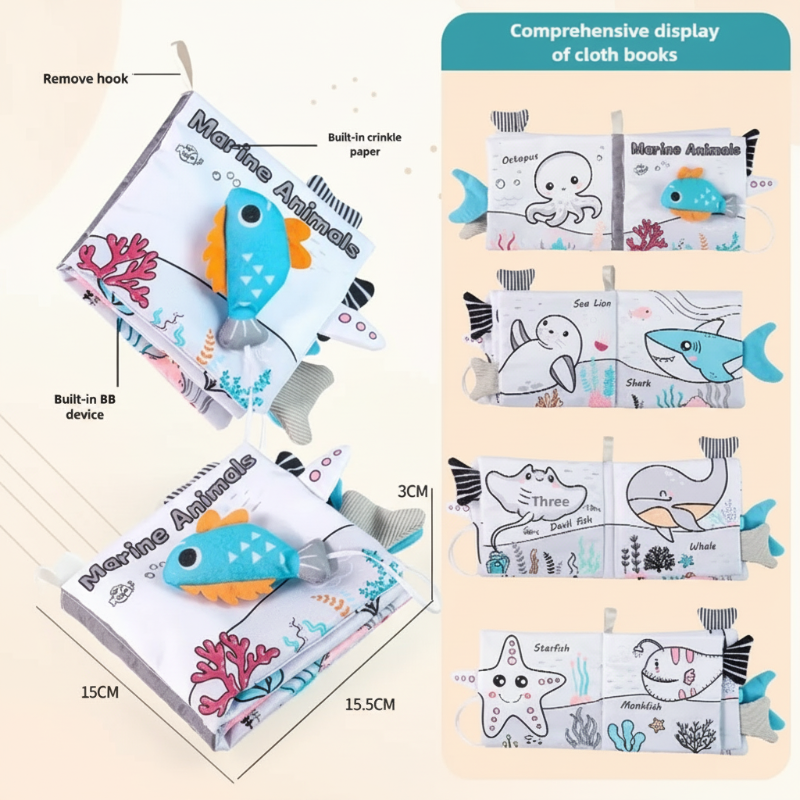 SoftTails – Colorful & Sensory – Baby tail book