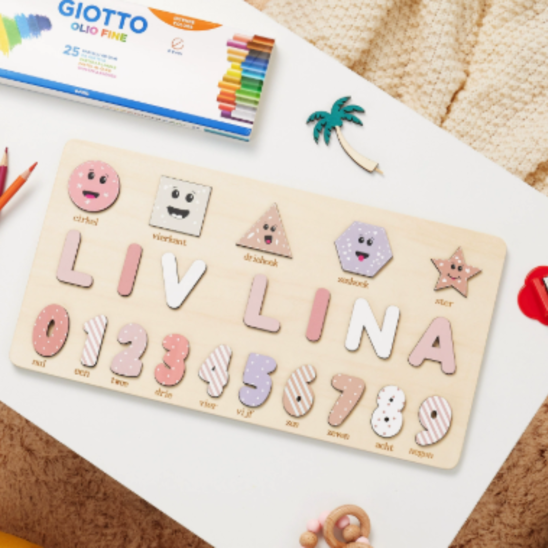 Woods - Your own name tag! - Name jigsaw puzzle