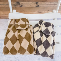 Thumbnail for RetroBloom – Comfortable & Playful – Kids' Pants with an Argyle Pattern