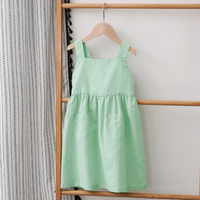 Thumbnail for BloomGrace – Cute & Comfortable – Children's Dress with Bow & Adjustable Shoulder Straps