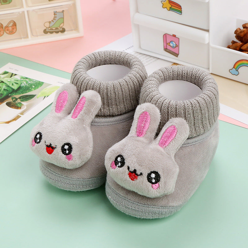 CuddleSteps – Warm and non-slip – Animal Baby Slippers