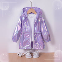 Thumbnail for LumiBreeze – Shiny & Light – Children's Raincoat with Hood