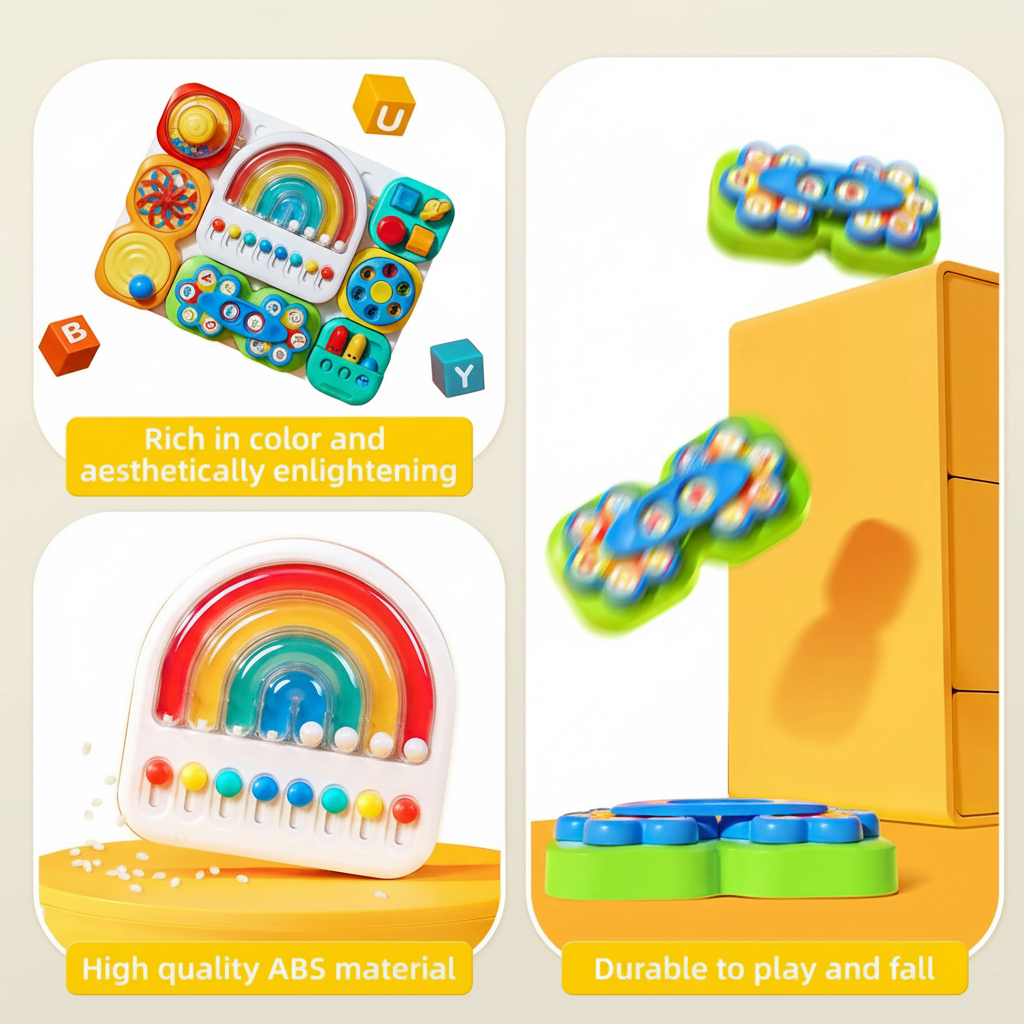 BusyFun – Educational & Practical – Sensory Activity Board