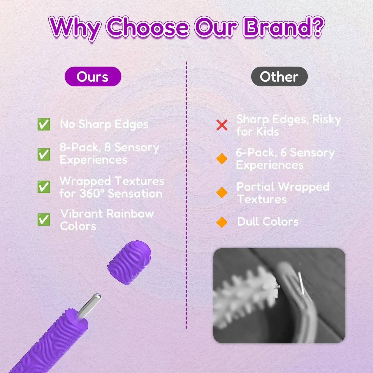 SensoryFlex – Soothing & Interactive – Sensory Fidget Sticks