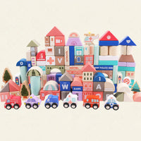 Thumbnail for BuildJoy – Educational & Fun – Wooden Building Blocks in the City