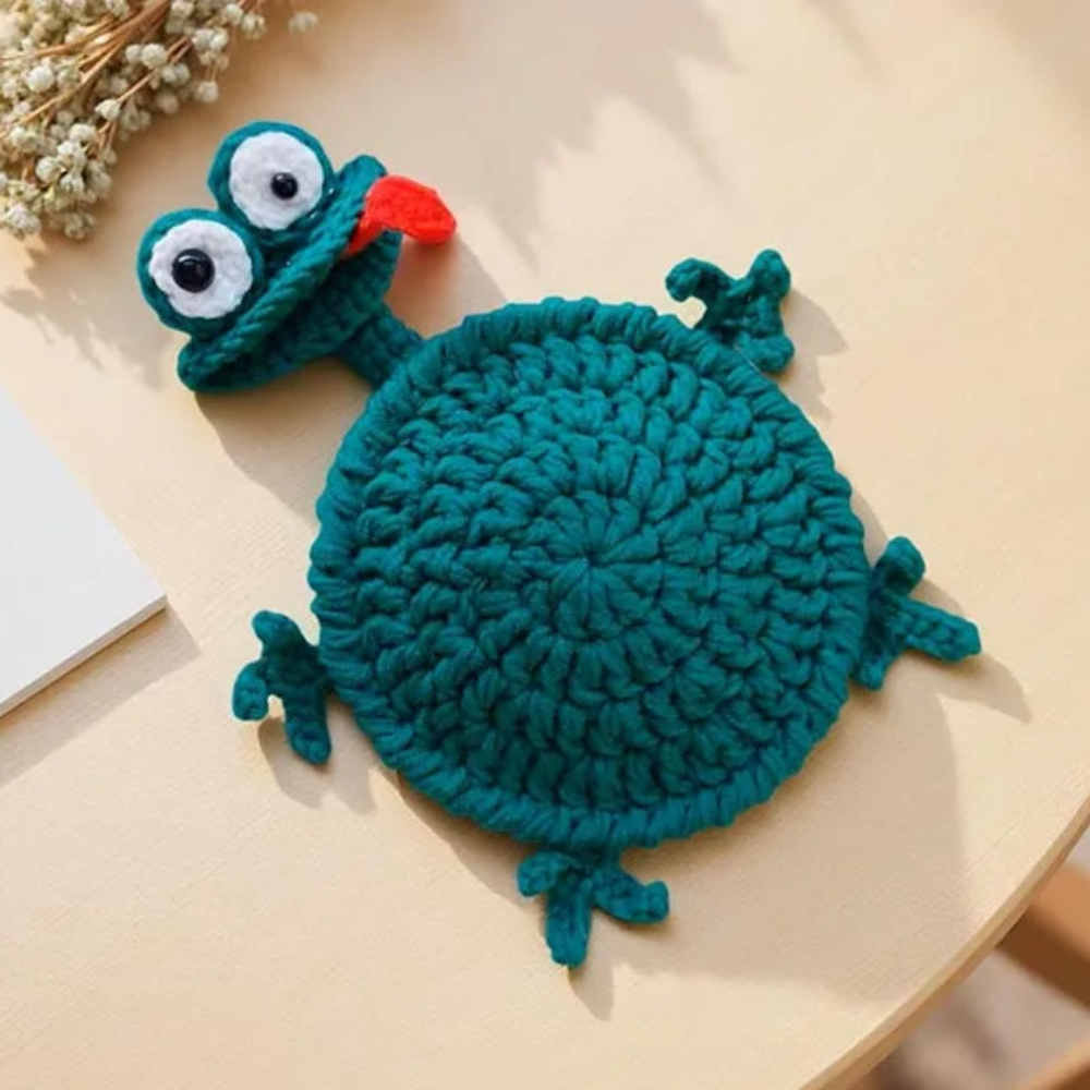 FunnyCritter – Fun & Unique – Crocheted Animals Coaster
