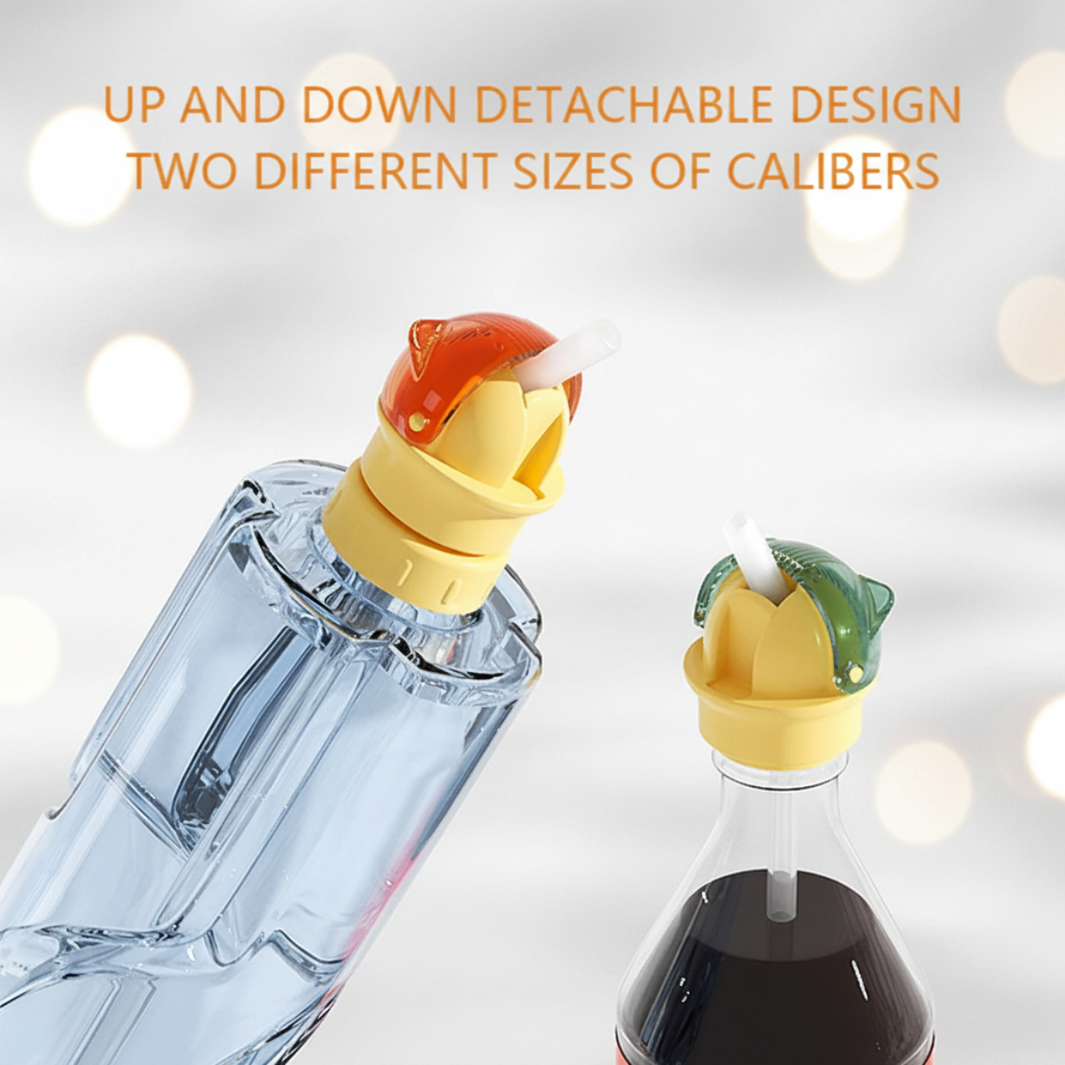 AquaSip – Drinking Fun & Practical – Reusable Bottle Cap for Kids