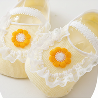Thumbnail for SweetFeet – Soft & Cute – Baby Socks with Flowers and Lace