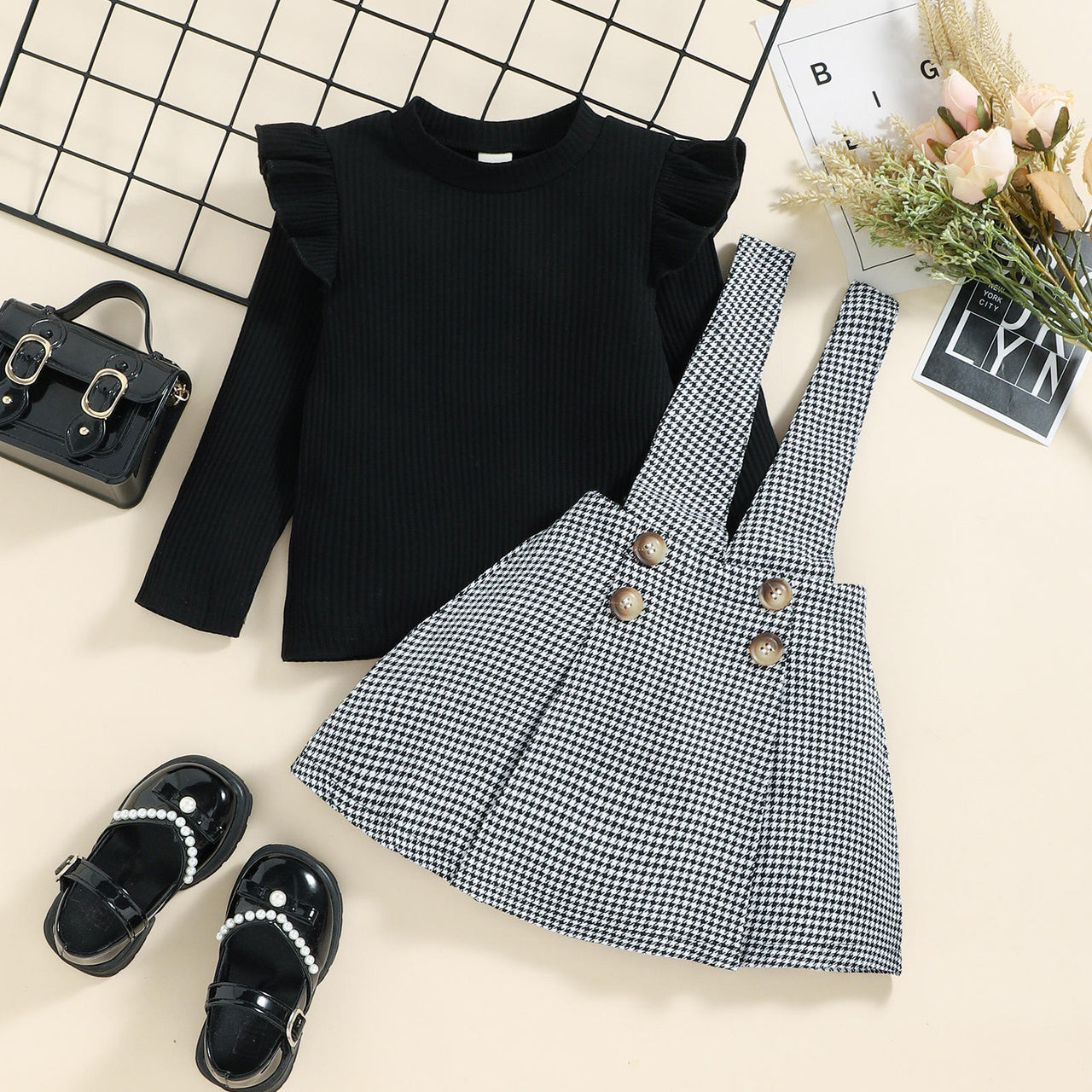 Mini Fashion™ - Cute and Stylish - Two-piece dress set