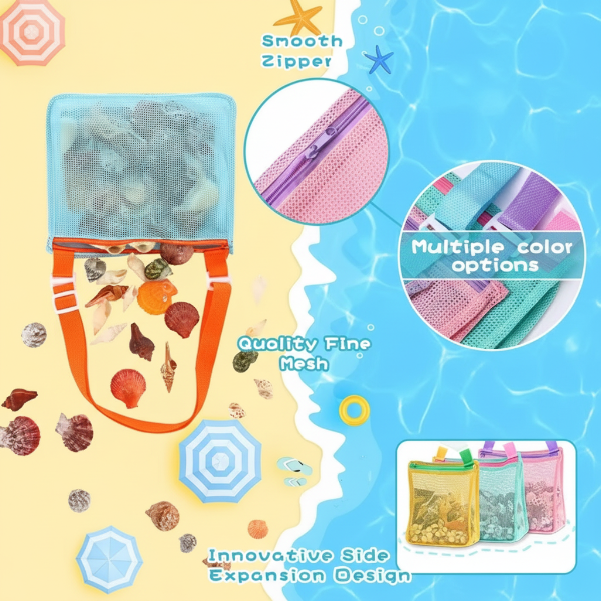 BeachPlay – Water Fun & Educational – Beach Bags