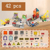 Thumbnail for MagnetoTrack – Creative & Playful – Magnetic Tiles Car Set