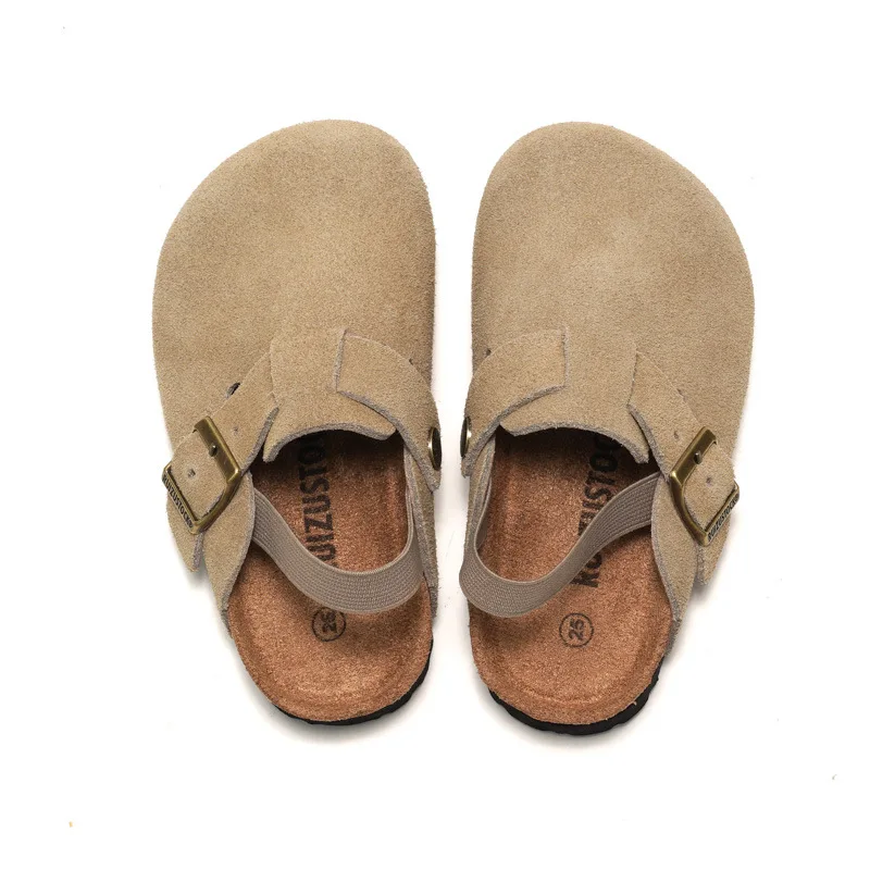 LittleWalk – Comfortable & Trendy – Suede Clog Sandals