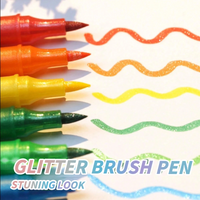 Thumbnail for ArtShine – Colorful & Sparkling – Double-Sided Glitter & Glow-in-the-Dark Marker Set