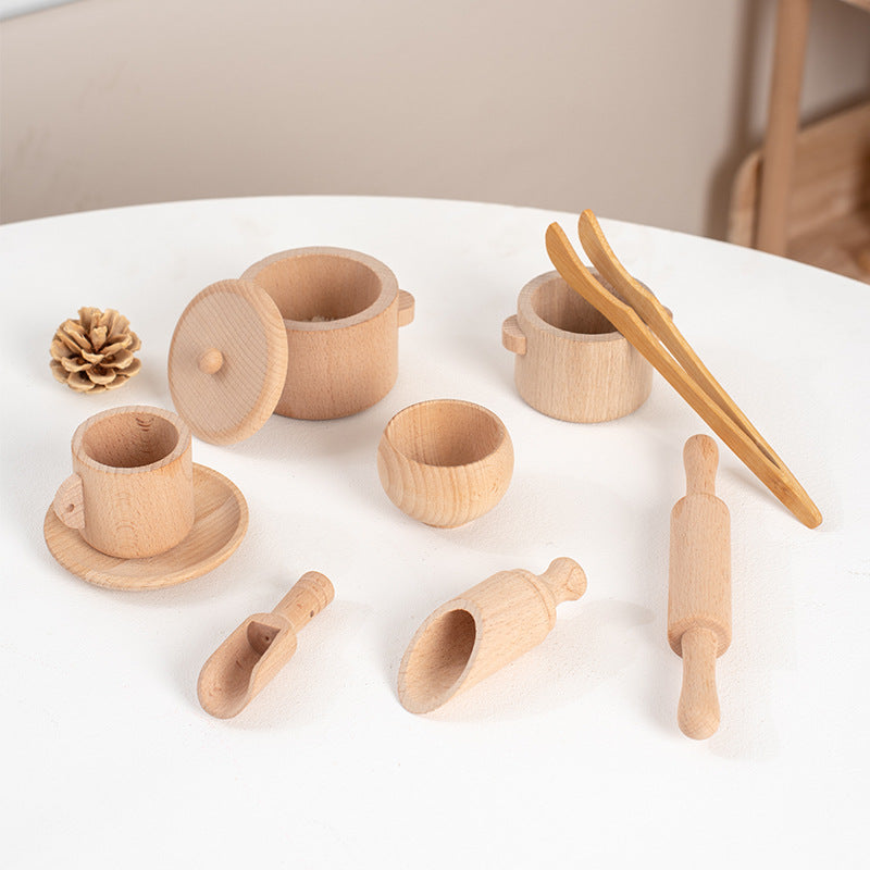 MiniMasterChef – Educational & Fun – Wooden Kitchen Play Set