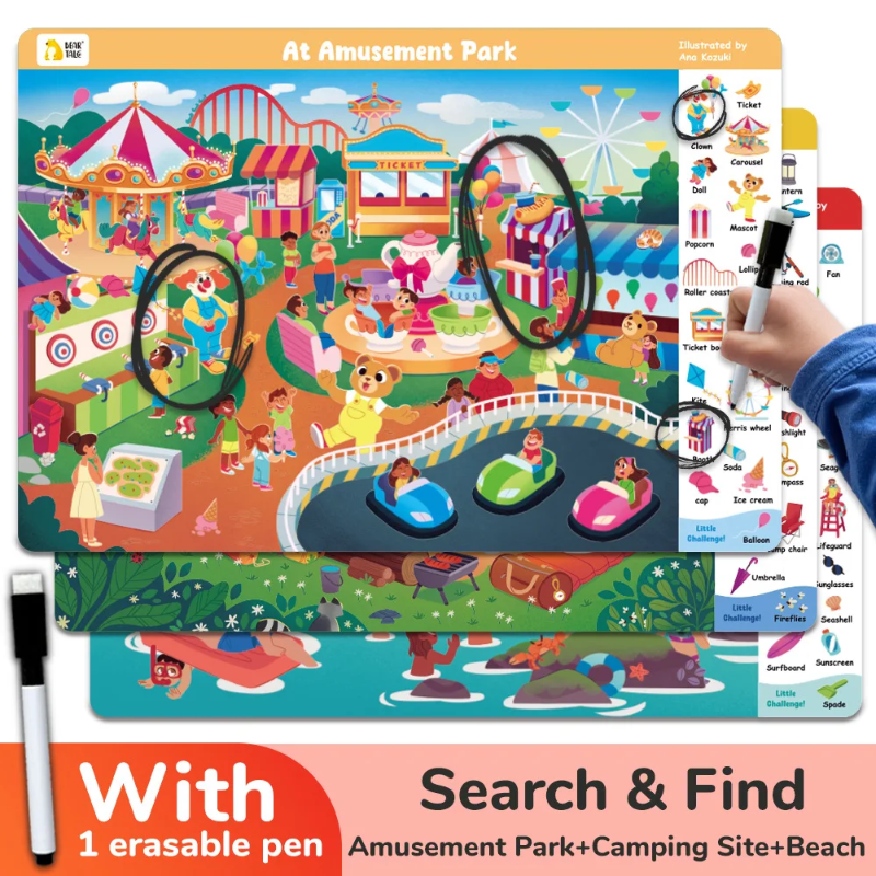 Search and Find Game – Educational & Fun – Activity Book