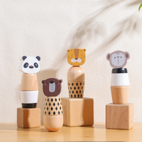 Thumbnail for WoodyFriends – Motor Skills & Fun – Wooden Animal Stacking Toys