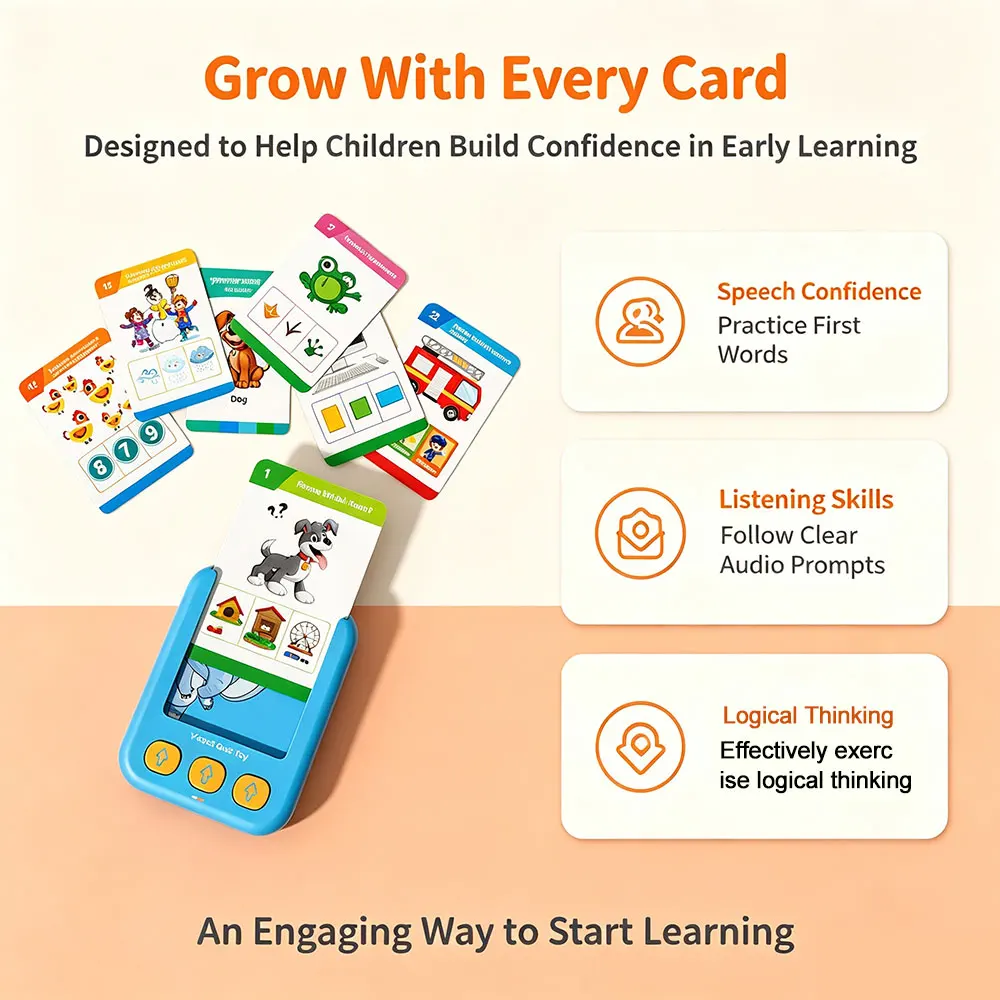 TalkyCards – Interactive & Educational – Talking Flashcards for Kids