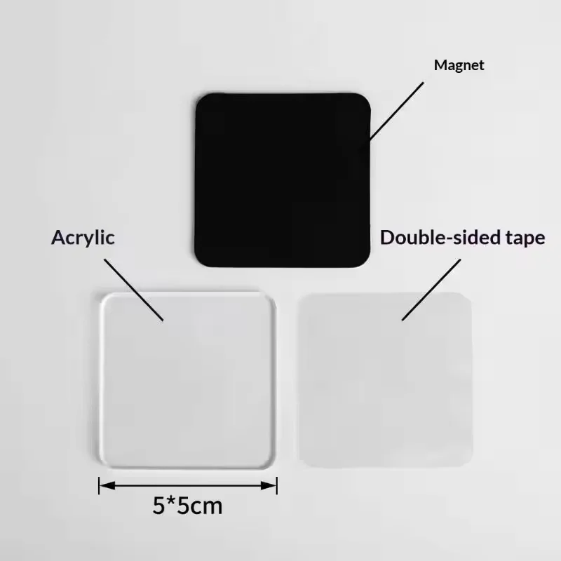 FridgeArt – Creative & Personal – DIY Acrylic Magnet Set for the Fridge