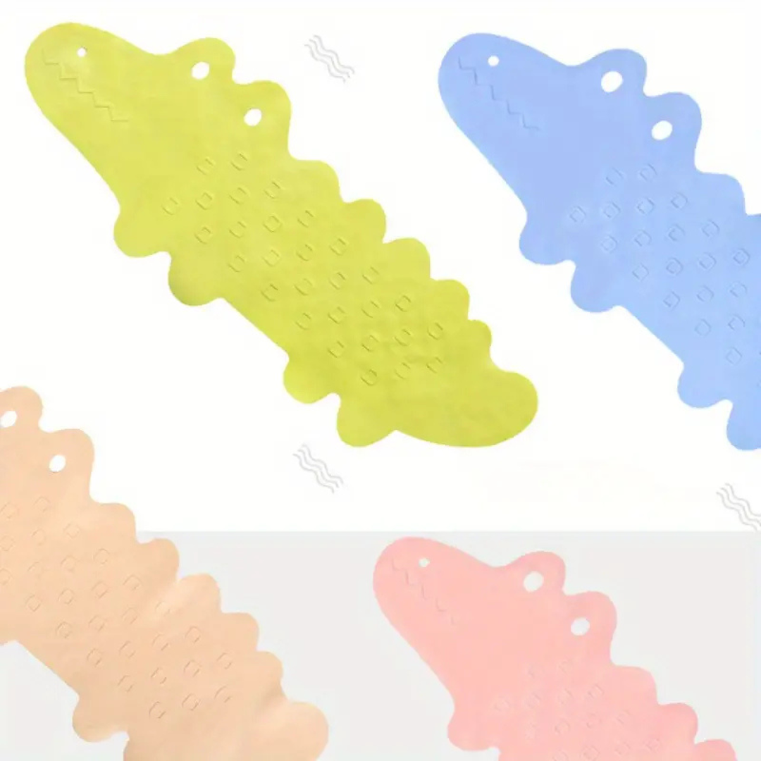 AquaJoy – Non-slip & Safe – Crocodile Children's Bath Mat