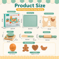 Thumbnail for BakeBuddy – Creative & Educational – Wooden Baking Set Toy
