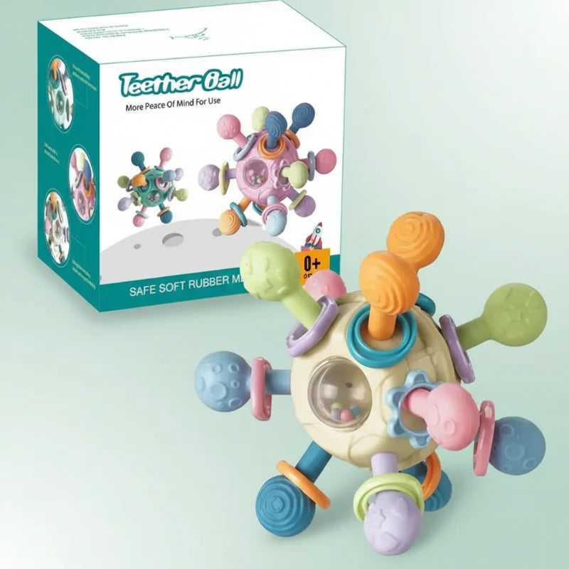 CalmChew – Soft & Safe – 3-in-1 Silicone Teether