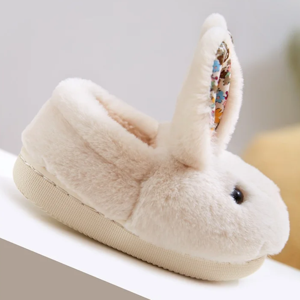 BunnyToes – Soft & Warm – Plush Rabbit Slippers