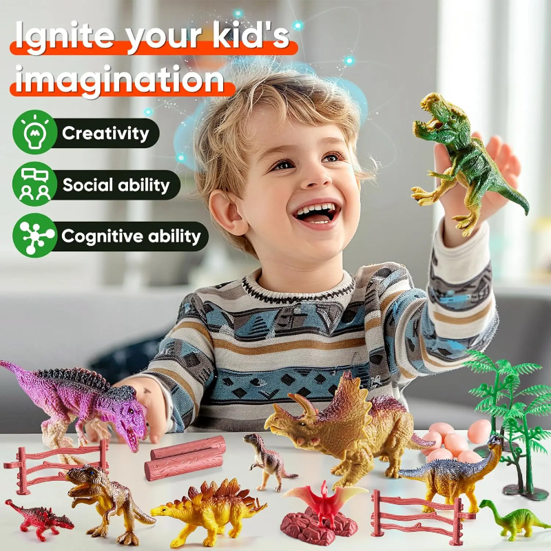 DinoWorld – Creative & Realistic – Dino Head Play Set