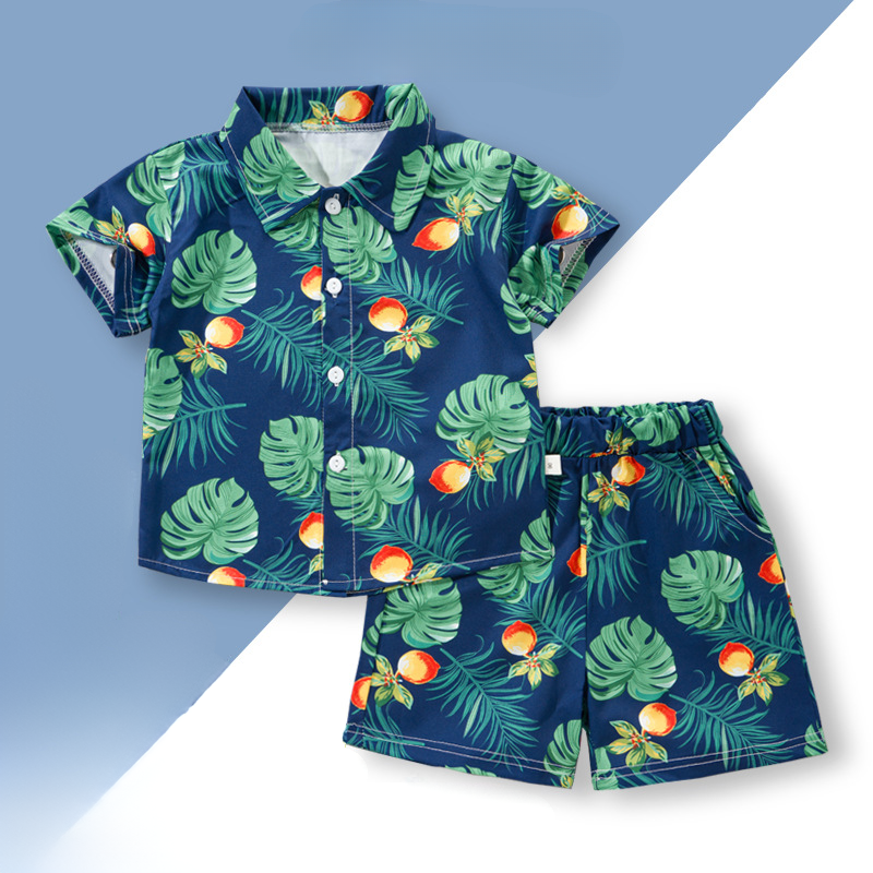Mini Fashion™ - Fresh & Cheerful - Flowers Boys Set