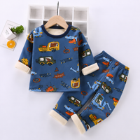 Thumbnail for Mini Fashion™ - Kinder Cartoon Fleece Pyjama