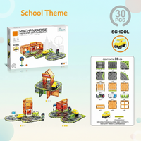Thumbnail for Magnetic Road Blocks – Creative & Educational – Magnetic Roads Building Set