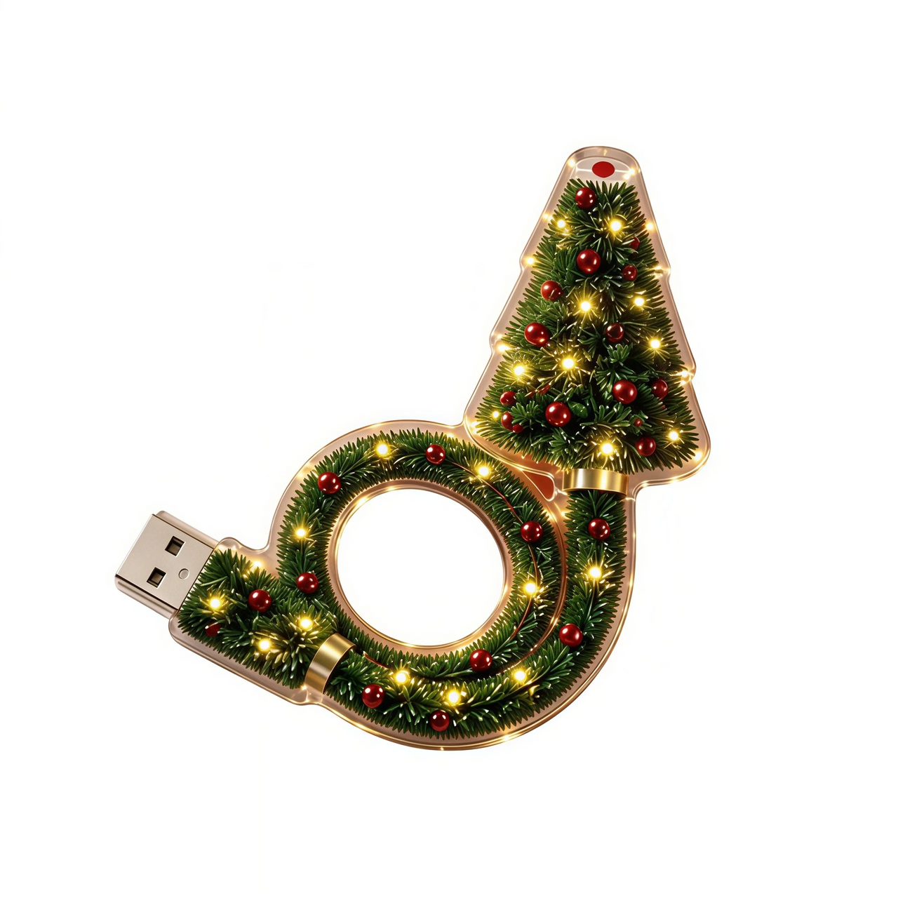 HolidayBeam – Festive & Atmospheric – USB Christmas Projector with Light Patterns