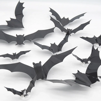 Thumbnail for SpookyGlow – Spooky & Atmospheric – Halloween Bat LED Wall Decoration