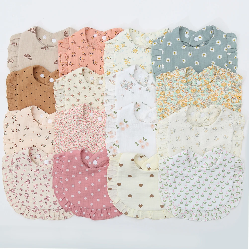 BabyBloom – Cute & Comfortable – Baby Bib with Ruffled Edg
