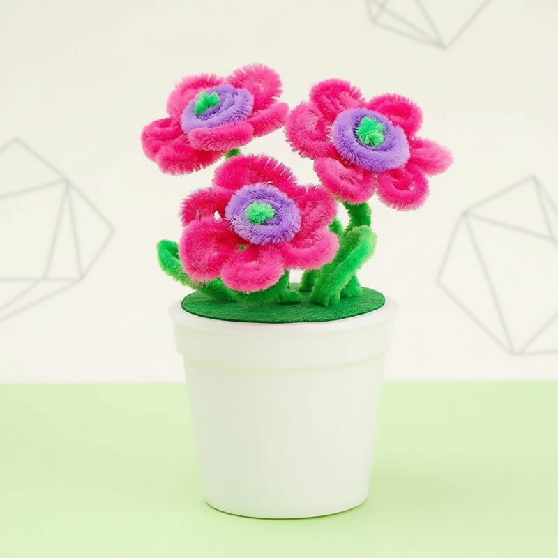 CraftBloom – Colorful & Creative – DIY Flower Pot Craft Kit