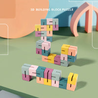 Thumbnail for WoodCraft – Challenging & Educational – 3D Wooden Building Blocks Puzzle