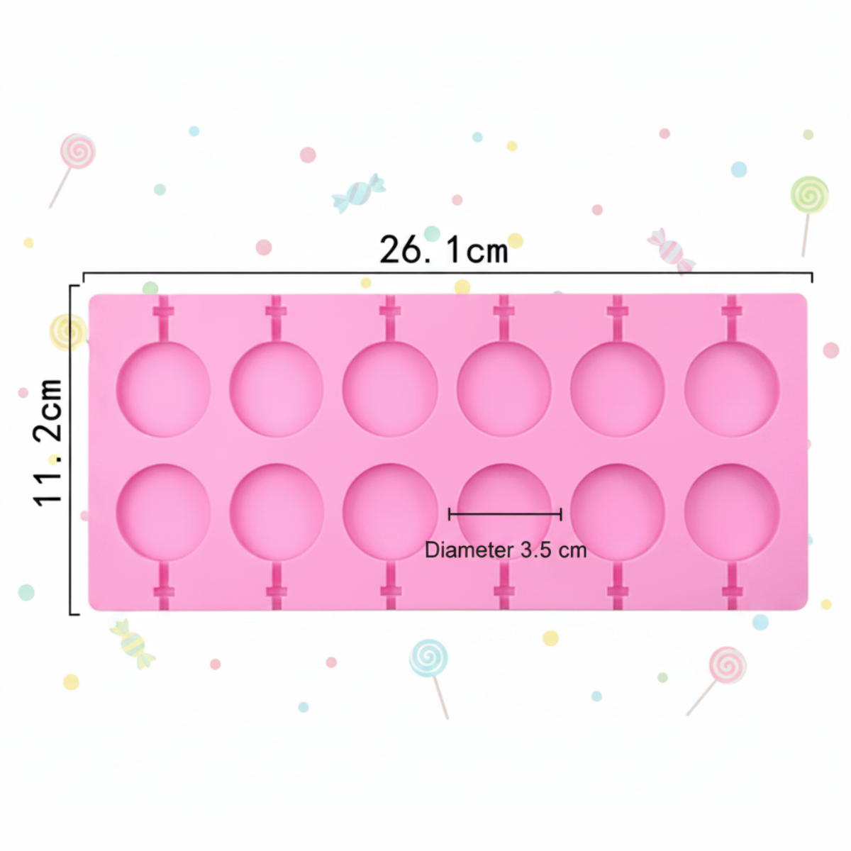 SweetPop – Healthy Treats – Silicone Lollipop Mold Set