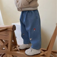 Thumbnail for LittlePatch – Soft & Comfortable – Kids' Pants with Embroidered Details
